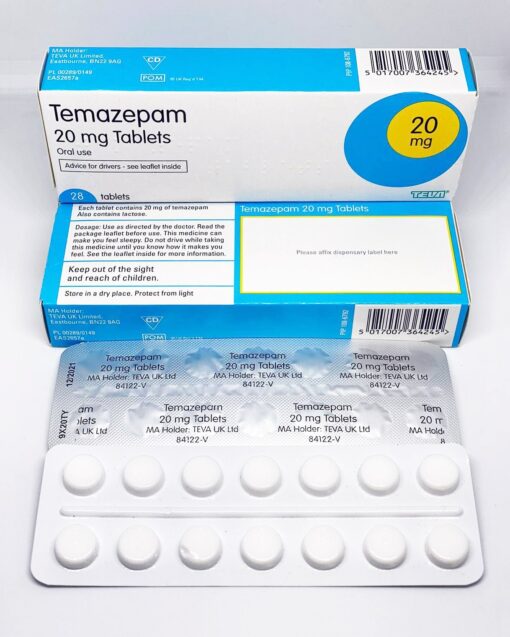 Buy Temazepam 20 mg Tablets